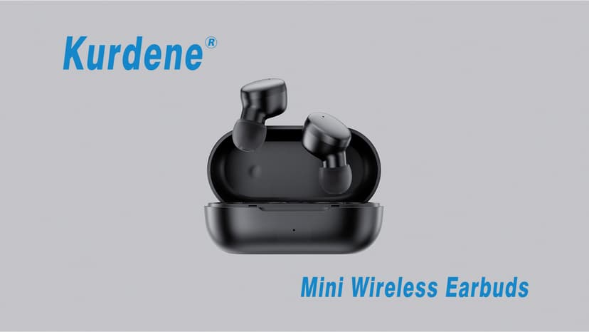 kurdene Wireless Earbuds Bluetooth 5.3 in Ear Buds Light Weight Headphones,Deep Bass Sound,Built in Mics Headset,Clear Calls Earphones for Sports Workout