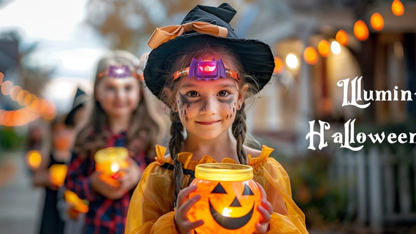 EverBrite Halloween Bat Headlamps Halloween Gifts,3 Modes Head Lamps with Warm/Red/Strobe Lights, Headlights for Halloween Party and Decorations 2 Pack