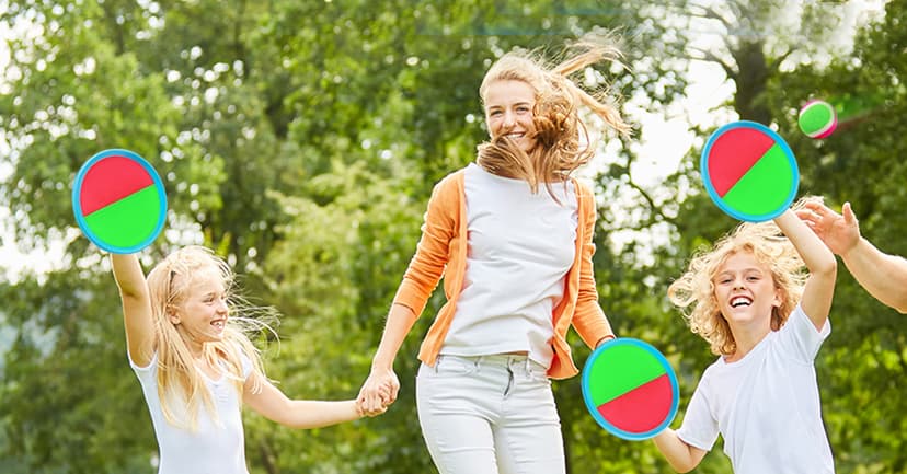 Ayeboovi Toss and Catch Ball Game Outdoor Toys for Kids Yard Games Beach Toys Outside Games for 3 4 5 6 7 8 9 10 Year Old Boys Girls (Upgraded)