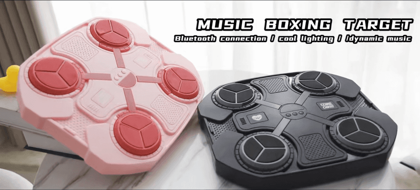 Music Boxing Machine Sport Toys for Kids and Adults,Wall Mounted Bluetooth Smart Punching Target,Training Pad Toy with Boxing Glove,Ideas Toys for Boys Girls Kids 3 4 5 6 7 8 9 10 11 12+ Years Old