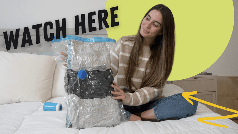 12 Pack Travel Vacuum Storage Bags with Rechargeable Wireless Electric Pump for Luggage, Suitcase, Carry-on Size Vacuum Seal Compression Space Saver Bags for Clothes and Clothing Travel