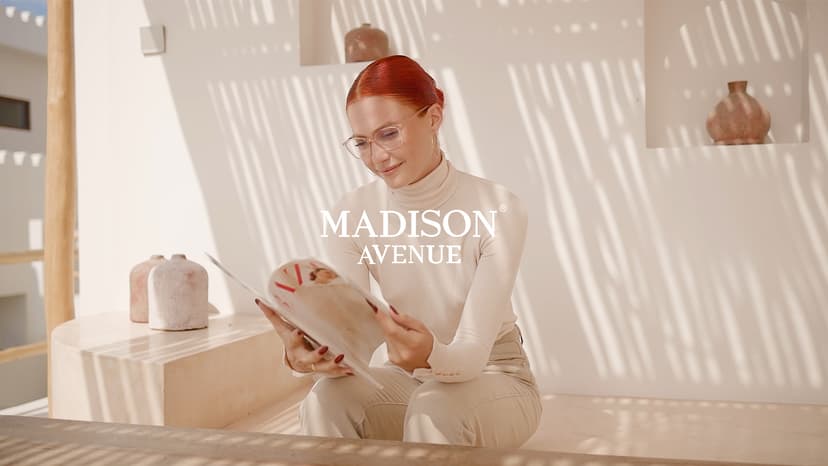 Madison Avenue Square Vintage TR90 Blue Light Blocking Reading Glasses for Women, Anti Eyestrain/Glare Computer Readers