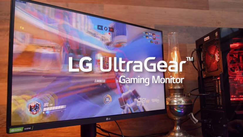 LG 27GL83A-B 27-Inch Ultragear QHD 2560 x 1440 IPS Gaming Monitor, 144Hz, 1ms (GtG), NVIDIA G-SYNC, AMD FreeSync, HDR10, HDMI, DisplayPort, Tilt/Height/Pivot Adjustable Stand, Black