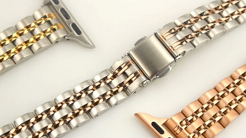 Slim Watch Band Compatible with Apple Watch 41mm 45mm 42mm 44mm 40mm 38mm Metal Stainless Steel Watchband Suitable for iWatch 10/9/8/7/6/5/4/3/2/1/SE Series Women Luxury Strap