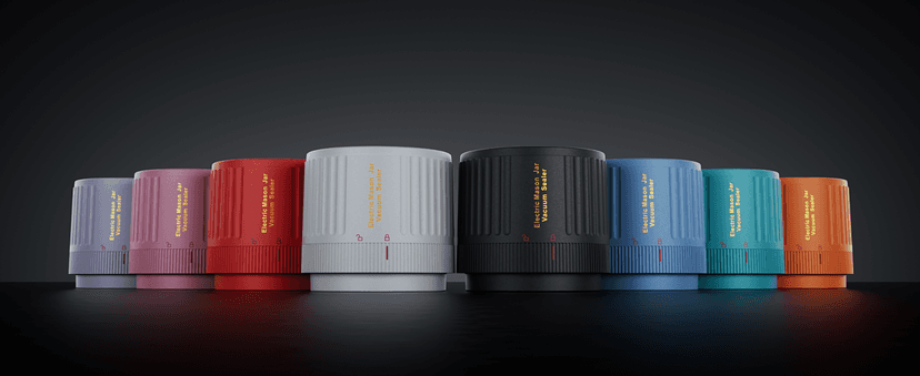 Electric Mason Jar Vacuum Sealer Kit for Wide Mouth and Regular Mouth Mason Jar - White