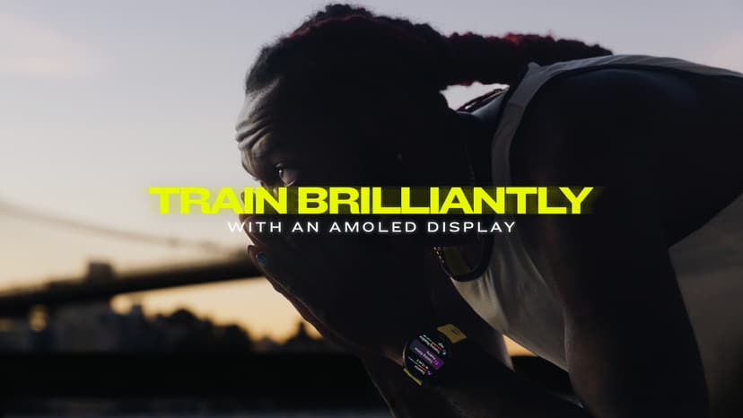 Garmin Forerunner® 965 Running Smartwatch, Colorful AMOLED Display, Training Metrics and Recovery Insights, Black and Powder Gray, 010-02809-00