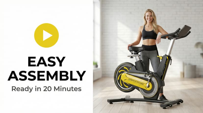 Compact Exercise Bike for Small Spaces, Quiet Rear Flywheel Stationary Bike for Home, 7-Level Lever Resistance, Soft Seat Indoor Cycling Bike for Petite to Medium Frames (<26dB)