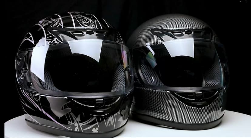TCMT Size-S Full Face Motorcycle Helmet for Adults Men Women, Lightweight Polycarbonate Street Bike Dirt Bike Helmet with Anti-Scratch Mirror Shield and Removable Liner, DOT Approved
