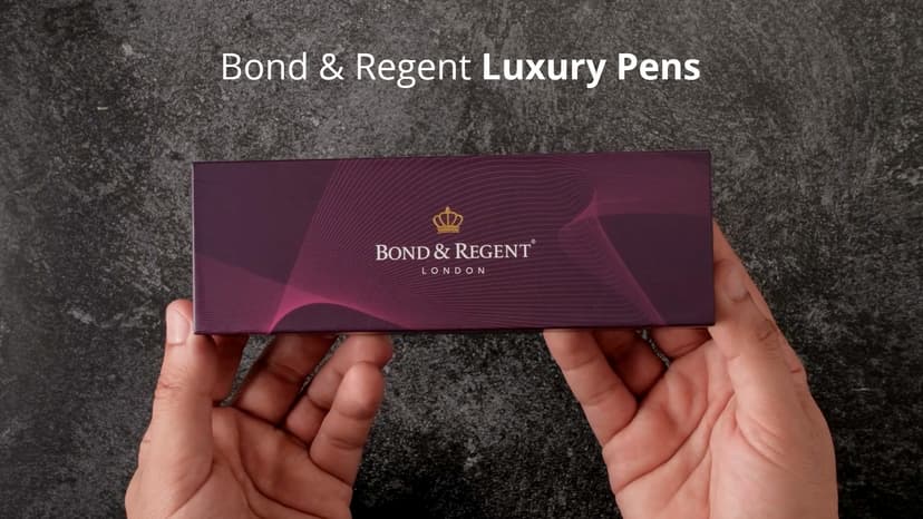 Luxury Rollerball Pen in Black with 24K Gold | Elegant Gift Set for Men & Women