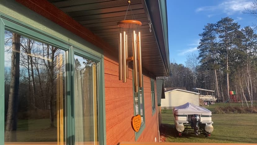 Golden 50th Anniversary Decorations for Couples, Parents & Friends, 32" Wind Chimes Includes Gift Box AMBOBE 50th Wedding Anniversary Wind Chime Gifts B0FSSL284Y