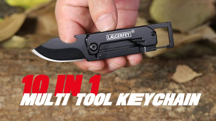 Stocking Stuffers for Men - Pocket Knife Gifts for Men, Keychain Multitool - Christmas Bulk Mens Gifts, Box cutter, Small Folding Knives for Everyday Carry - Edc Gadgets for Camping, Hiking, Fishing