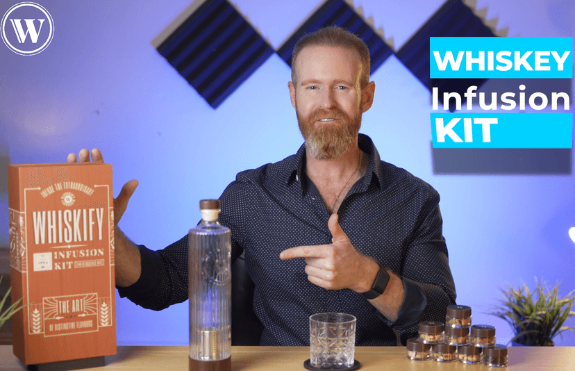 DIY Whiskey Gifts for Men - Infusion Kit & Whiskey Decanter Set with Botanicals - Bourbon Gifts for Men, Birthday Gift for Dad & Husband, Cocktail Maker for Christmas & Valentines Day by Whiskify