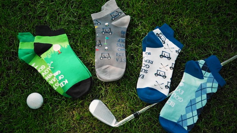 10 Pairs Novelty Golf Socks for Women Christmas Athletic Ankle Low Cut Golf No Show Socks for Female Golfers Birthday Holiday Gifts