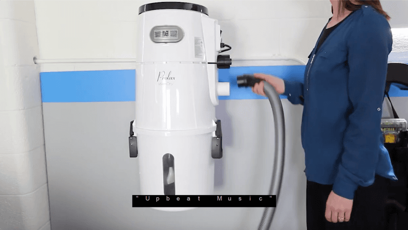 Prolux Professional Shop Blue Wall Mounted Garage Vac, Wet Dry Pick Up