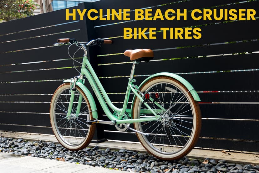 Hycline 26x2.125 Cruiser Bike Tires Set: 2-Pack 26-inch Premium Butyl Rubber High-Performance Folding Replacement Bicycle Tires for Beach Cruiser and Urban Commuting Bicycle