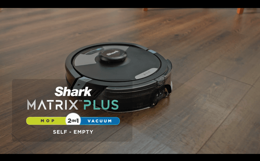 Shark Robot Vacuum & Mop Combo, Powerful Suction, Matrix Plus, 60-Day Debris Capacity, HEPA Bagless Self Empty Base, Sonic Mopping, Home Mapping for Pet Hair - Carpets & Hardfloor, AV2610WA