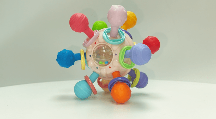 Baby Montessori Sensory Toys for 0-6 6-12 Months, Baby Teether Teething Toys for Babies 0 3 6 9 12 18 Months, Newborn Infant Learning Developmental Toys Gifts for 1 2 Year Old Boys Girls