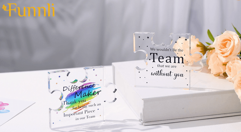 Employee Appreciation Gifts, Boss Day Farewell Retirement Appreciation Gifts for Boss Lady Staff Leader Manager Office Decor Funnli Bosses Day Gifts for Women, Boss Gifts for Women Men Acrylic Plaque B0CYZXF2FN