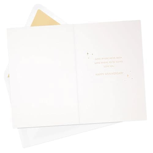 Hallmark Signature Wood Anniversary Card (Where We've Been, Where We're Going)