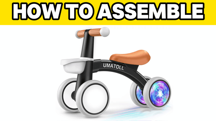 12-24 Months Toddler First Ride on Toys, Colorful Lighting Rear Wheels, Adjustable Seat Baby Walker, Basket Umatoll Baby Balance Bike Toy for 1 Year Old Boy Girl, First Birthday Gift B0CR6VKXJ7