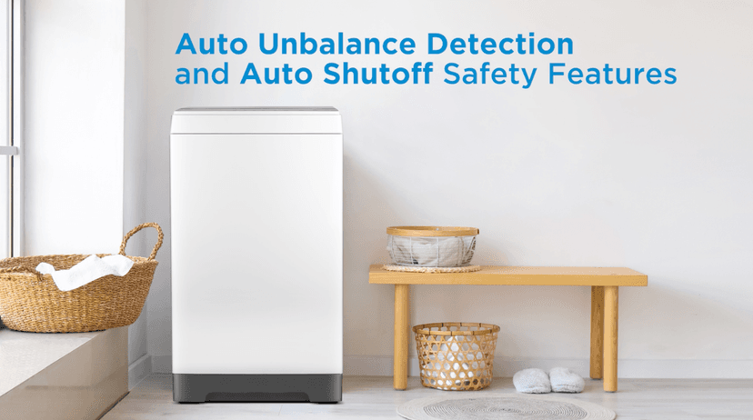 BLACK+DECKER Small Portable Washer, Washing Machine for Household Use, Portable Washer 2.0 Cu. Ft. with 6 Cycles, Transparent Lid & LED Display