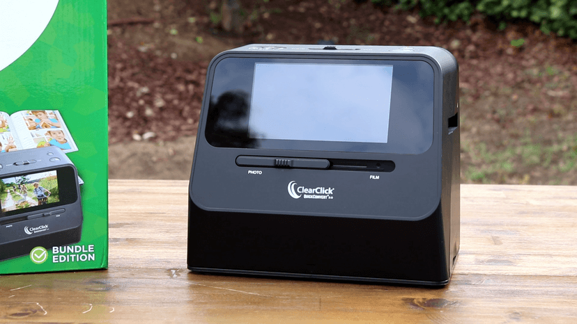 ClearClick QuickConvert 2.0 Photo, Slide, and Negative Scanner - Scan 4x6 Photos & 35mm, 110, 126 Film - No Computer Required - 22 MegaPixels