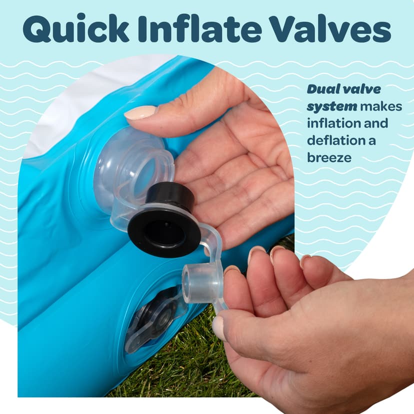 Inflatable Baby Pool for Toddlers 1-3, Handles, Soft Floor & Drain, 34"x10" Kiddie Pool, Blow Up Bathtub & Ball Pit, Summer Outside Kid Water Toy Outdoor Play First Birthday Gift for Boys Ages 1 2 3