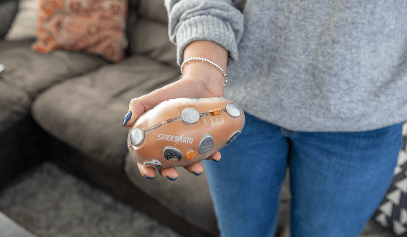 Shocktato Party game by Stormwired - The Hilariously Funny Game of Shocking Potato - Gag Gifts and Stocking Stuffers for Teens