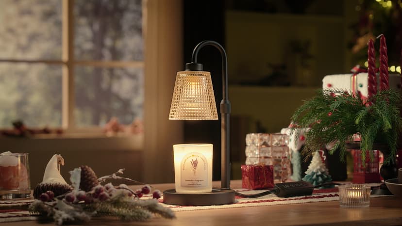 Dimmable Candle Warmer for Jar Candles, Height Adjustable Wax Warmer,Halloween Decorations House Warming Gifts New Home Innqoo Candle Warmer Lamp with Timer Home Decor Birthday Gifts for Women B0DZFGTCLR