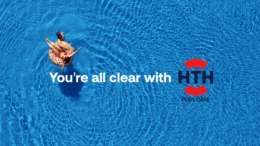 HTH 42049 Pool Care 1" Chlorine Tabs, Swimming Pool Sanitizer with Added Clarifier - Eliminates Bacteria & Algae, Makes Water Clean & Crystal Clear, Sanitizes & Protects - Slow Dissolving, 1.5 lbs