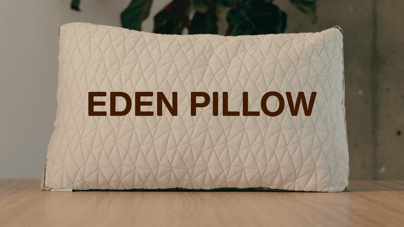 Coop Home Goods Eden Bed Pillow Queen Size for Sleeping on Back, Stomach and Side Sleeper- Medium Soft Memory Foam Cooling Gel - CertiPUR-US/GREENGUARD Gold B01LYU7V4S