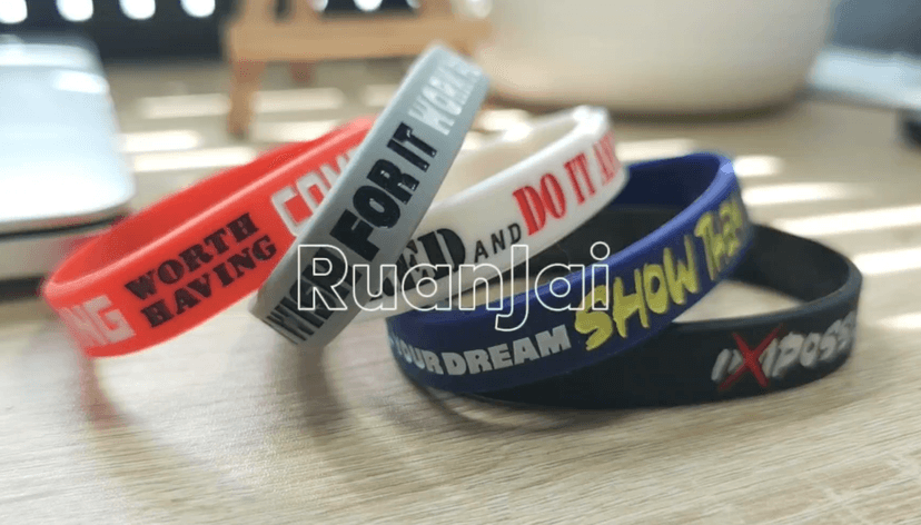 RUANJAI 12 Pack Motivational Wristbands for Men, Women & Teens, 12x8” Silicone Bracelets with Inspirational Quotes, Unisex Adult Design for men, gifts for boys