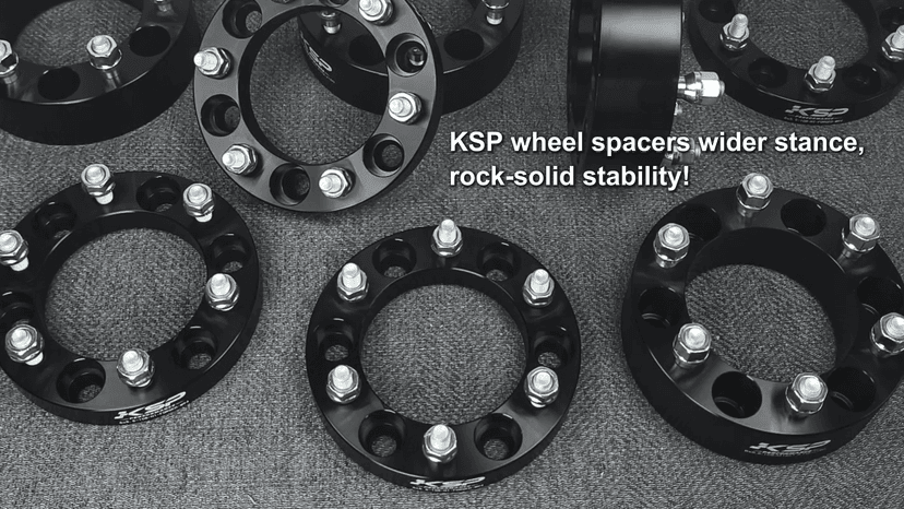 KSP 2in 6x5.5 Tacoma Wheel Spacers, 6x139.7 Tire Spacer fit for Toyota Tundra 4Runner FJ Land Cruiser Sequoia, 50mm Forged Lug Centric Spacer 108mm Hub Bore with M12x1.5 Thread Pitch, Not Hubcentric