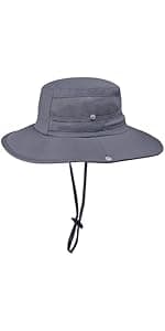 Rosoz Women's Sun Visor Hats Wide Brim Straw Beach Hat Ponytail Hats for Women Foldable Floppy