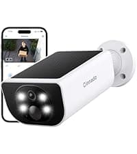 Cinnado 2K Home Security Cameras-2.4Ghz WiFi Indoor Camera with 360° Motion Detection for Pets/Nanny/Baby/Dog, 2 Way Audio, 24/7 SD Card Storage, Cloud Storage, Works with Alexa & Google Home, D1 4P