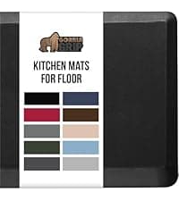 GORILLA GRIP Slip Resistant Clear Office Chair Mat for Carpet Floors, 36x48 Smooth Rolling Glide Under Desk, Heavy Duty Plastic Computer Mats and Carpeted Floor Protector, Work and Gaming Chairs