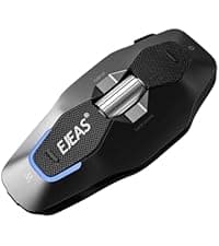 EJEAS V6 Pro Bluetooth Mesh Communication Systems Headset with 1200m Waterproof/Noise Reduction/Hands-Free Calls/Music & GPS, Motorbike/ATV/Dirt Bike/Skiing/Motorcycle Helmet Intercom(2 Pack)