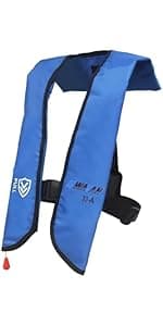 HWAYAN Manual Inflatable Life Jacket| Inflatable PFD Vest Adult| Life Vest for Adults| Outdoor Water Sports| Supports up to 330 lbs|33g of Carbon Dioxide Cylinder