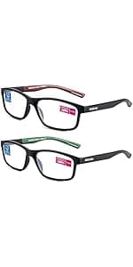 K KENZHOU Blue Light Glasses for Woman Men Bluelight Blocking Glasses for Computer Gaming Phones,Anti Eye Strain & UV Glare