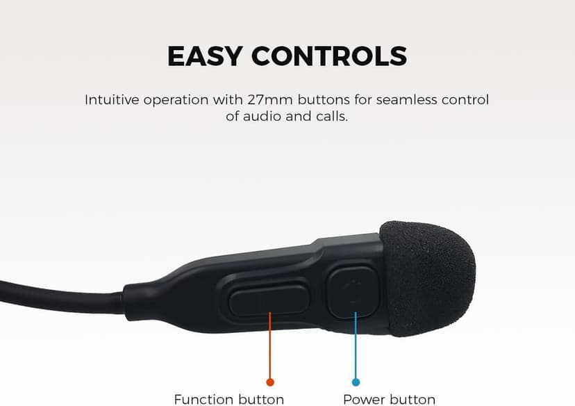 Half Face Motorcycle Helmet Headset, Wireless Bluetooth Headphone for Cycling IPX6 Waterproof AI Voice Assistant Magnetic Install 2 Speaker NO Intercom Function
