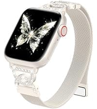 Original Stainless Steel Milanese Loop Compatible with Apple Watch Band 38mm 40mm 41mm 42mm 44mm 45mm 46mm 49mm, Magnetic Clasp Band for iWatch Series 11 10 9 8 7 6 5 4, SE 3 2 1 Ultra3 2, Women & Men