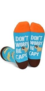 GOLIN Women Funny Crew Socks, Novelty Casual Socks Holiday Gifts Giving B0D1MQ2K3M