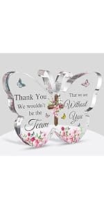 Appreciation Women Administrative Professional, Christmas Birthday Anniversary Promotion Keepsake, Boss Day Female Leader Barydat Boss Lady Gifts for Women Inspirational Quotes Office Desk Decor B0CLNZR7HF