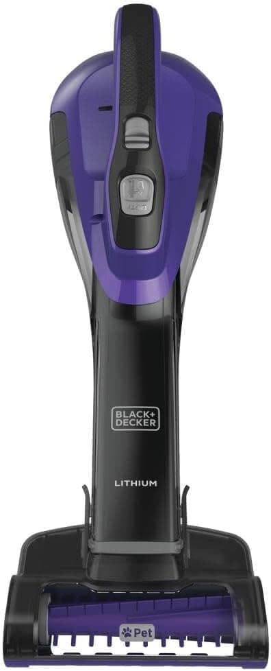 BLACK+DECKER dustbuster furbuster AdvancedClean Cordless Pet Handheld Vacuum, Home and Car Vacuum (HLVA325JP07)