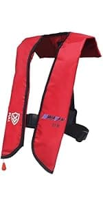 HWAYAN Automatic Inflatable Life Jacket | Inflatable PFD Jackets for Adults|Kayak Life Vest | for Outdoor Water Sports | Fishing Sailing | Jet Skiing | Supports up to 330 lbs