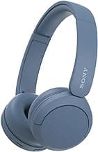 Sony WH-CH520 Wireless Headphones Bluetooth On-Ear Headset with Microphone and up to 50 Hours Battery Life with Quick Charging, Blue
