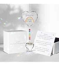 Hegelda Graduation Gifts for Women Her 2026 Crystal Heart Suncatcher Ornaments B0GH76NCTW