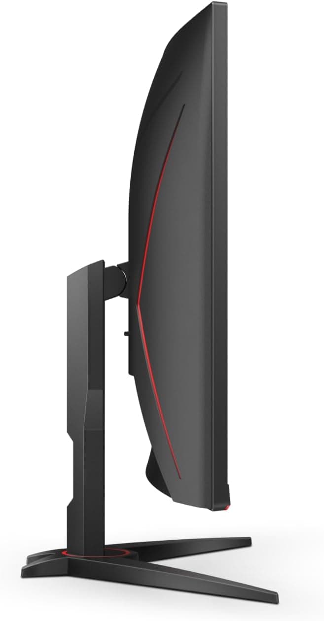 AOC C32G2ZE 32" Curved Frameless Gaming Monitor, Full HD 1920x1080, VA, 0.5ms 240Hz, AMD FreeSync Premium, DP/HDMI/VGA, VESA, 3-3-1 Re-Spawn Program, Xbox PS5 Switch,Black