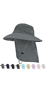 Rosoz Women's Sun Visor Hats Wide Brim Straw Beach Hat Ponytail Hats for Women Foldable Floppy