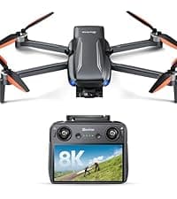Bwine F7GIM 6K Photo Drone with Camera for Adults, 3-Axis Brushless Gimbal, 4K/30fps Video, GPS Smart Control, Plus 70Mins Flight Time, 10000Ft FPV Digital Transmission and TOF Safety Support